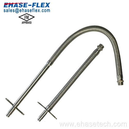 Stainless Steel Fire Sprinkler Flexible Hose Clean Room